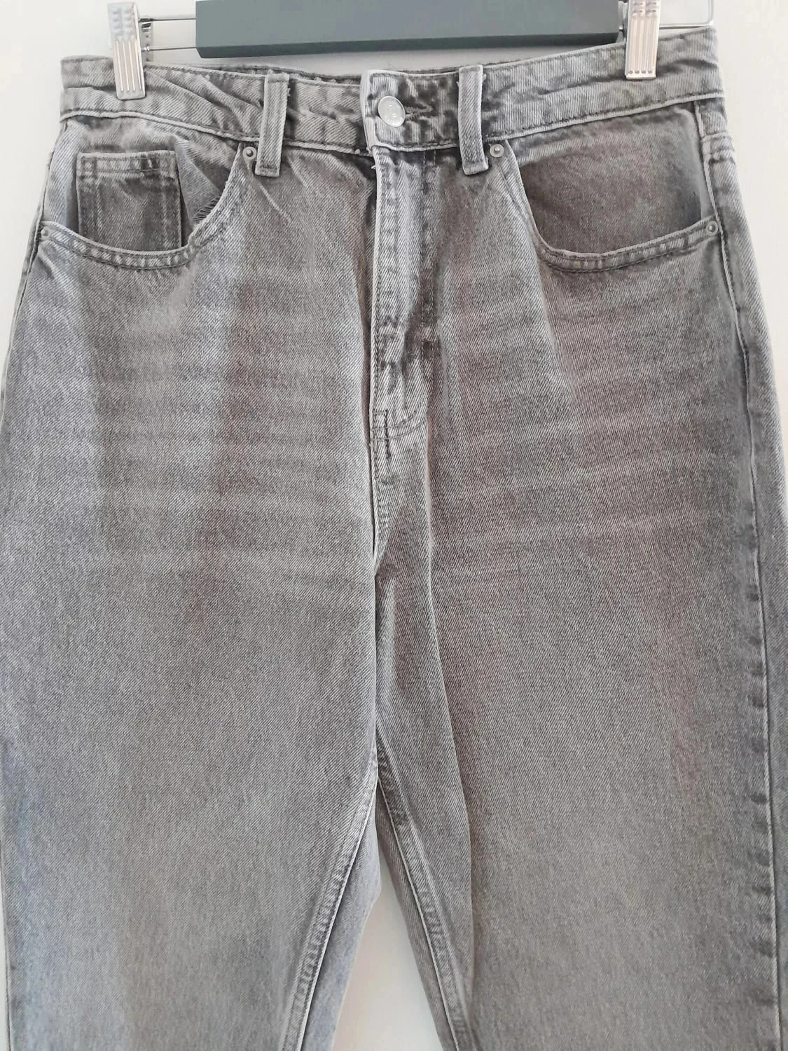 Damesjeans, kleur grijs, Merk Mom, maat 36 – photo 2